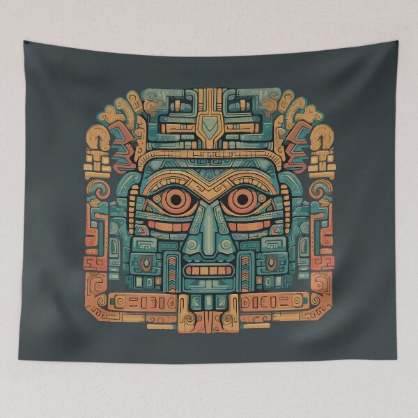 Item preview, Aztec Idol mask designed and sold by Hisirdoux.