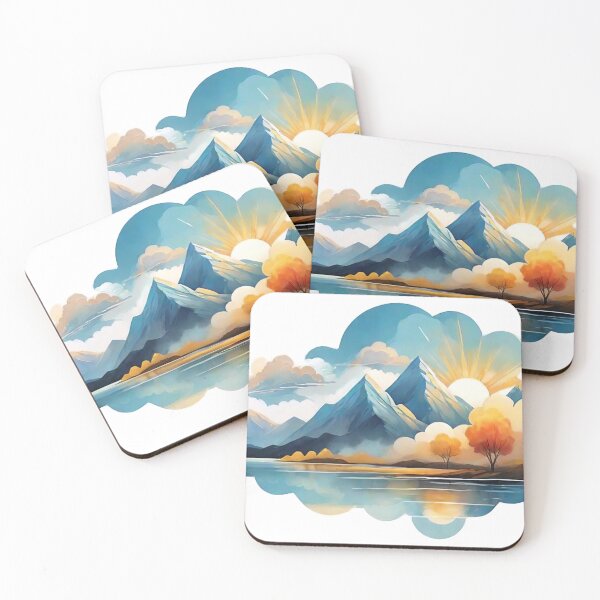 Item preview, Aesthetic Abstractions: Surreal Impressions of Lakes and Skies (258) designed and sold by WASjourney.