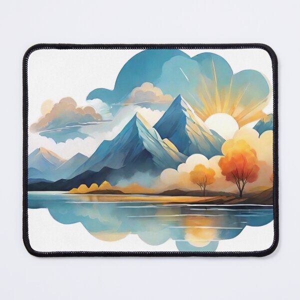 Item preview, Aesthetic Abstractions: Surreal Impressions of Lakes and Skies (258) designed and sold by WASjourney.