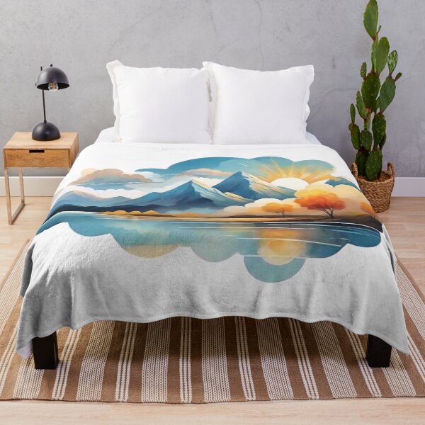 Item preview, Aesthetic Abstractions: Surreal Impressions of Lakes and Skies (258) designed and sold by WASjourney.