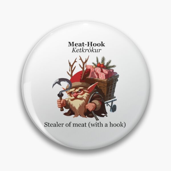Item preview, The Yule Lads: Meat-Hook (Ketkrókur) designed and sold by BaldMonkDesigns.