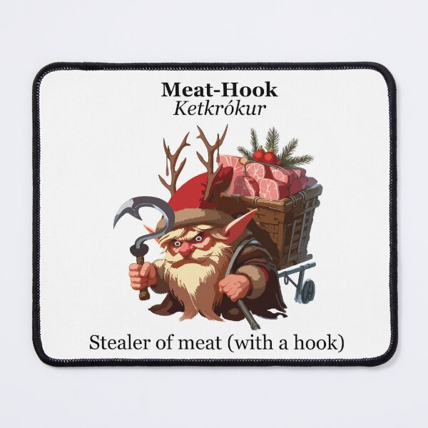 Item preview, The Yule Lads: Meat-Hook (Ketkrókur) designed and sold by BaldMonkDesigns.