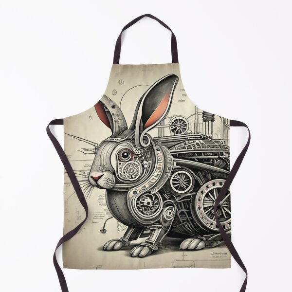 Item preview, Technical drawing of a mechanical hare designed and sold by LuckyFamily.