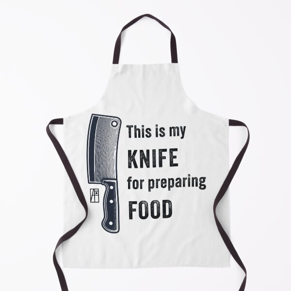 Item preview, This is my KNIFE for preparing FOOD - Knife enthusiast - I love food designed and sold by ArtProjectShop.