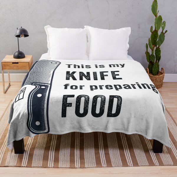Item preview, This is my KNIFE for preparing FOOD - Knife enthusiast - I love food designed and sold by ArtProjectShop.