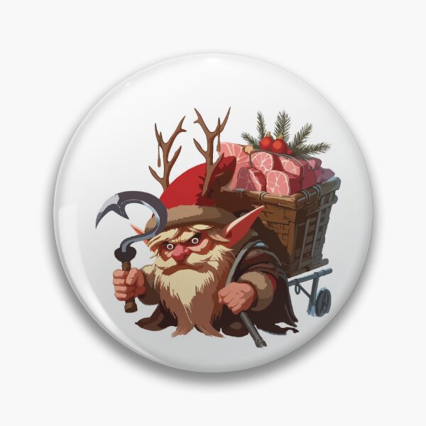 Item preview, The Yule Lads: Meat-Hook (Ketkrókur) without text designed and sold by BaldMonkDesigns.