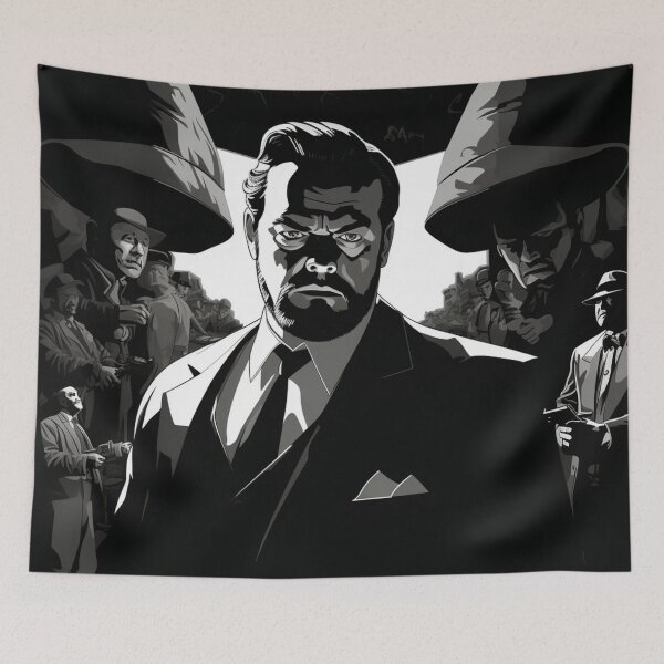 Item preview, Visions of Orson: A Cinematic Tapestry Inspired by Orson Welles Fanart designed and sold by BeerBot.