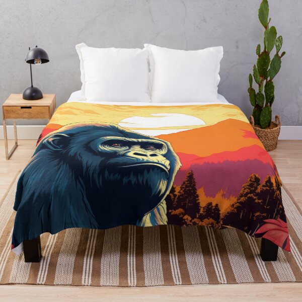 Item preview, A Pop Art Travel Print of Bwindi Impenetrable National Park - Uganda designed and sold by StudioRedKoala.