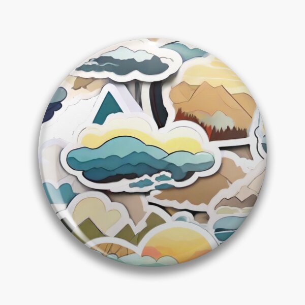 Item preview, Vivid Abstract Landscapes: Exploring Sun, Clouds, and Rivers (259) designed and sold by WASjourney.