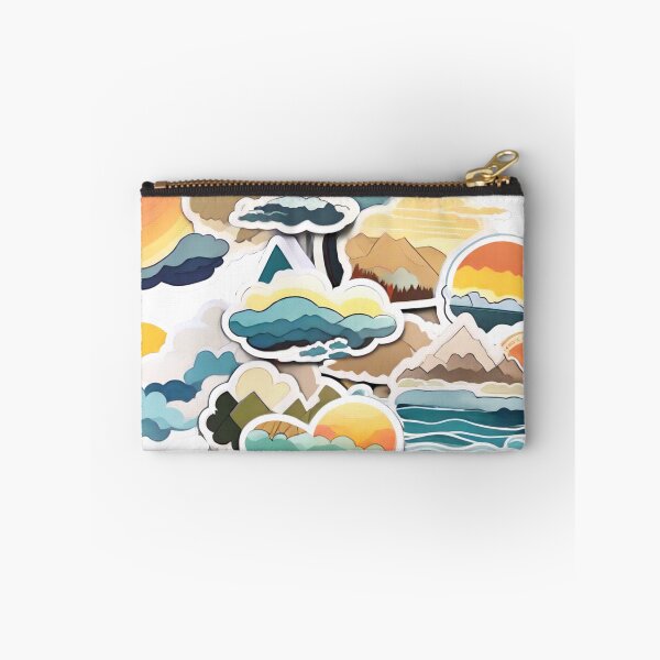 Item preview, Vivid Abstract Landscapes: Exploring Sun, Clouds, and Rivers (259) designed and sold by WASjourney.