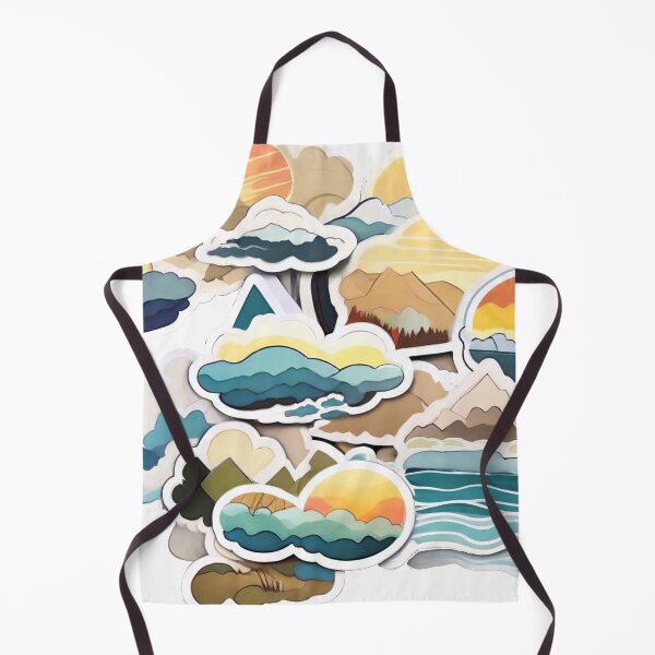 Item preview, Vivid Abstract Landscapes: Exploring Sun, Clouds, and Rivers (259) designed and sold by WASjourney.