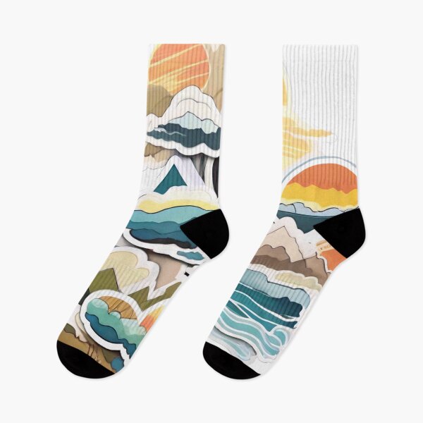 Item preview, Vivid Abstract Landscapes: Exploring Sun, Clouds, and Rivers (259) designed and sold by WASjourney.