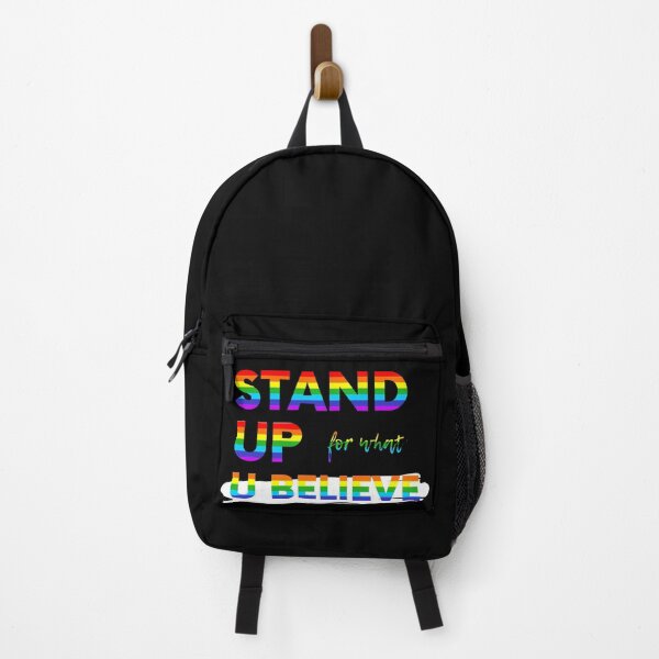 Item preview, Stand up for what you Believe - LGBTQ friendly Sticker designed and sold by SlickCity.