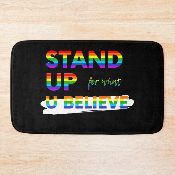 Item preview, Stand up for what you Believe - LGBTQ friendly Sticker designed and sold by SlickCity.
