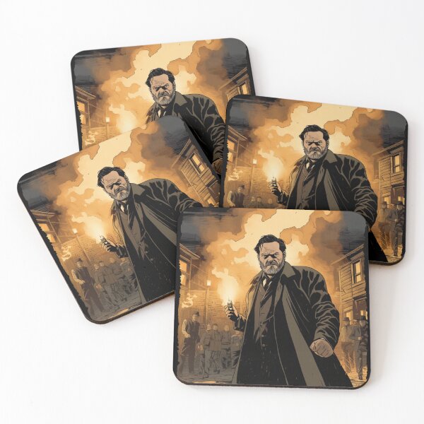 Item preview, Visions of Orson: A Cinematic Tapestry Inspired by Orson Welles Fanart designed and sold by BeerBot.