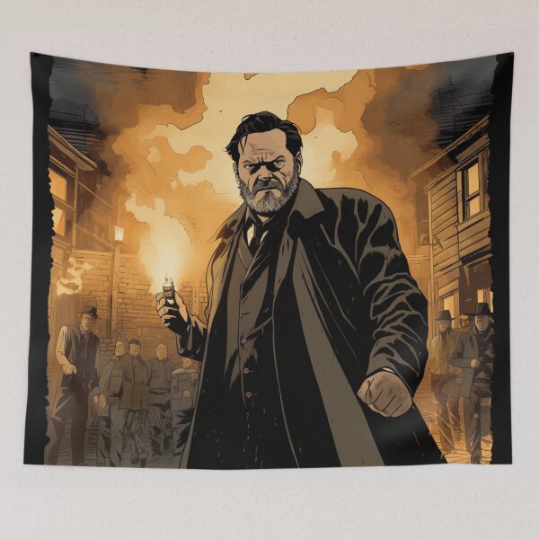 Item preview, Visions of Orson: A Cinematic Tapestry Inspired by Orson Welles Fanart designed and sold by BeerBot.