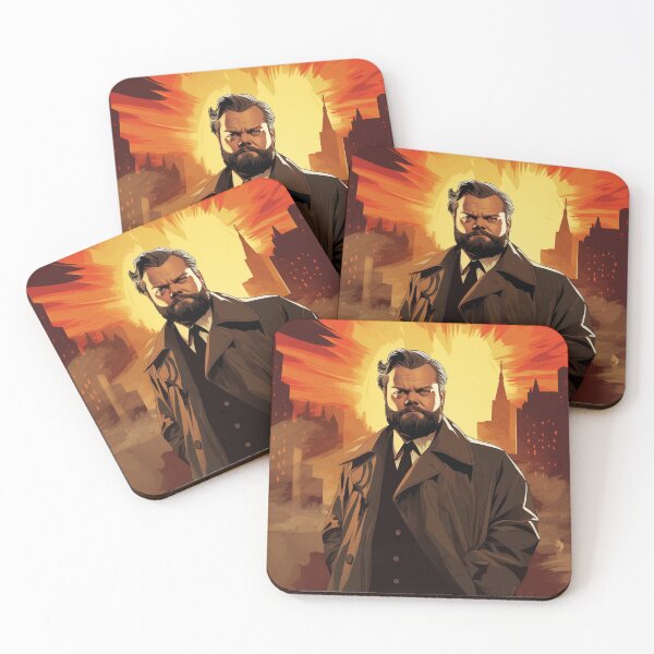 Item preview, Visions of Orson: A Cinematic Tapestry Inspired by Orson Welles Fanart designed and sold by BeerBot.