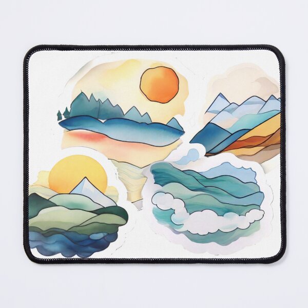 Item preview, Expressive Nature Abstracts: Ethereal Depictions of Sun and Water (260) designed and sold by WASjourney.