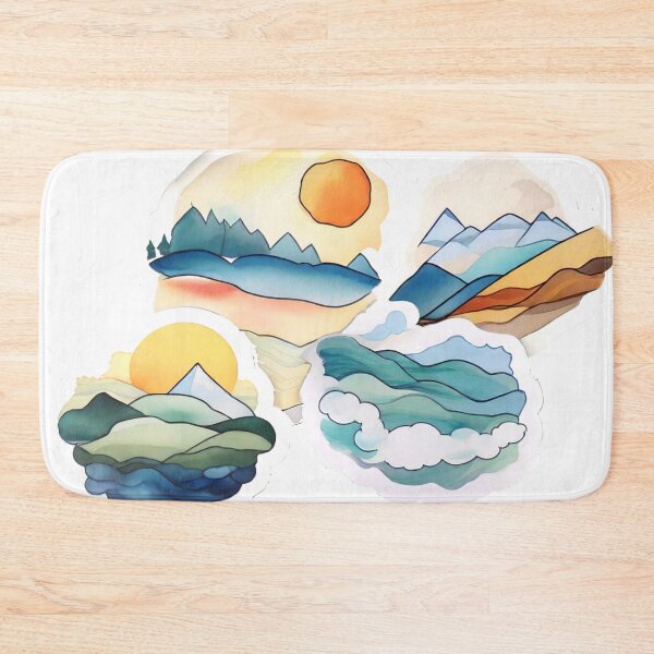 Item preview, Expressive Nature Abstracts: Ethereal Depictions of Sun and Water (260) designed and sold by WASjourney.