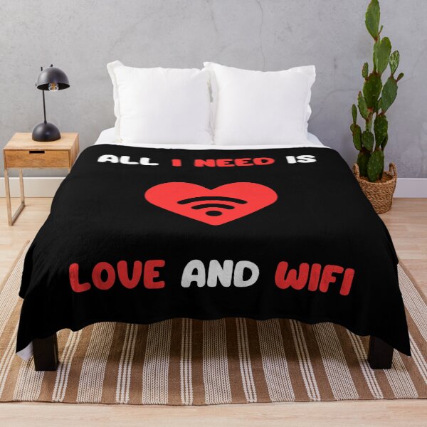 Item preview, All I need is love and wifi designed and sold by Gilpro Designs.