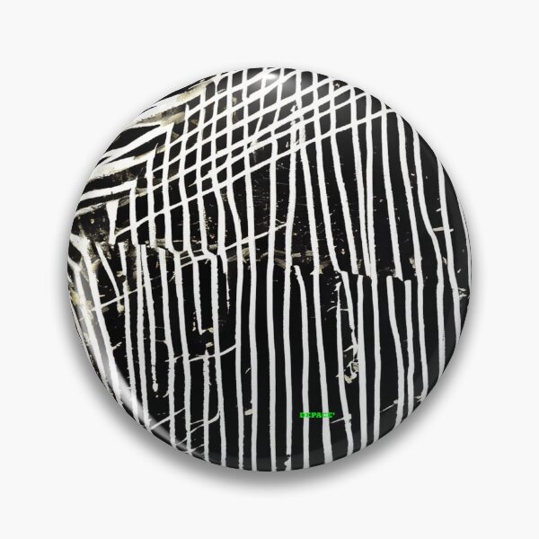 Item preview, Abstract Black and White Lines with Hint of Gold by dePace' designed and sold by mrpropcake.