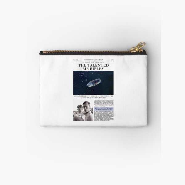 Item preview, THE TALENTED MR RIPLEY // newspaper movie poster quotes  designed and sold by 33ll.