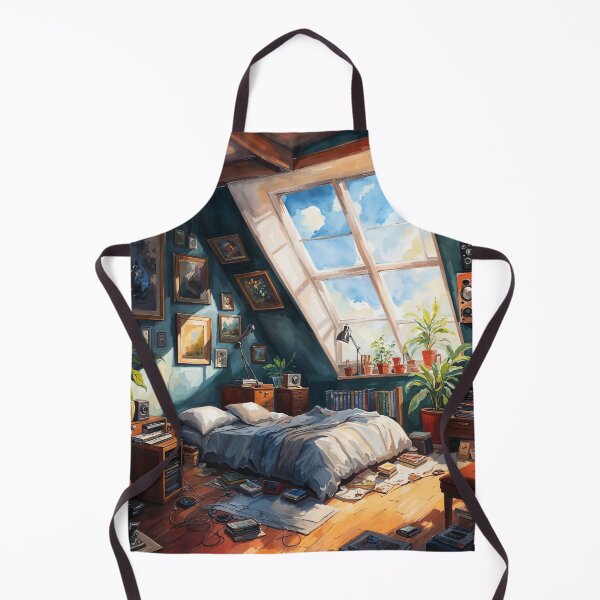 Item preview, Messy Artists Bedroom designed and sold by DividedFortune.