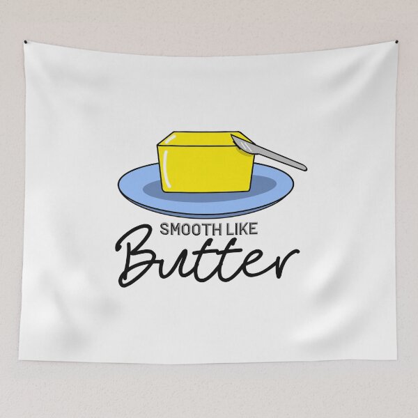 Item preview, Smooth Like Butter - Song Lyric Sticker  designed and sold by SlickCity.