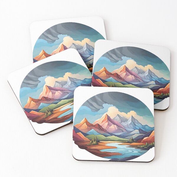 Item preview, Elevated Impressions: Abstract Landscapes Embracing Sky and Water (261) designed and sold by WASjourney.