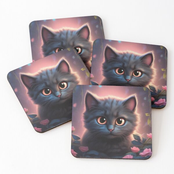 Item preview, gray cat designed and sold by baspettersen.