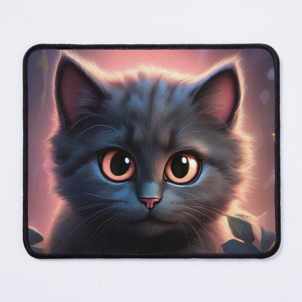 Item preview, gray cat designed and sold by baspettersen.