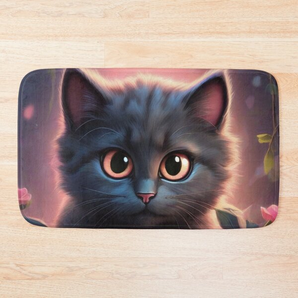 Item preview, gray cat designed and sold by baspettersen.