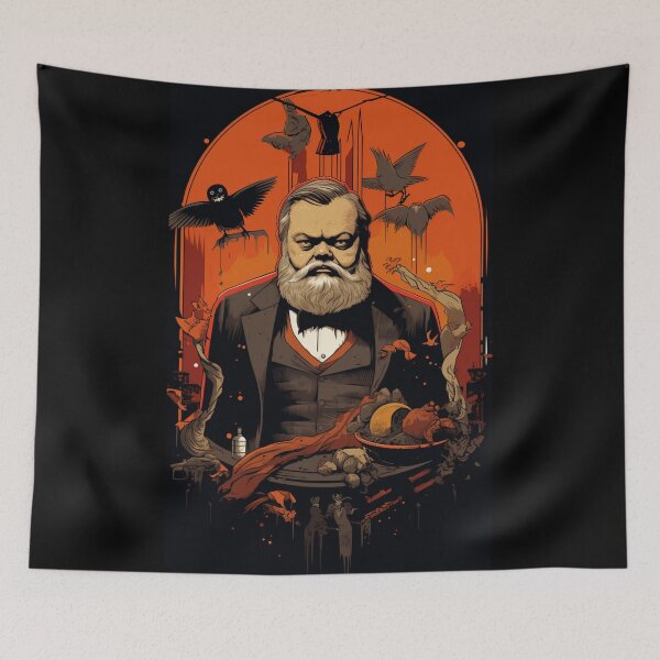 Item preview, Visions of Orson: A Cinematic Tapestry Inspired by Orson Welles Fanart designed and sold by BeerBot.