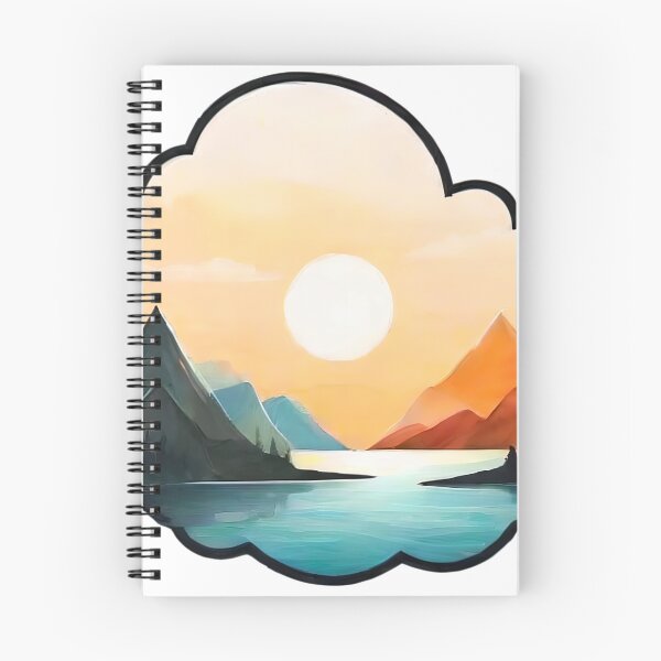 Item preview, Abstracted Horizons: Artistic Views of Sun, Clouds, and Lakes (262) designed and sold by WASjourney.