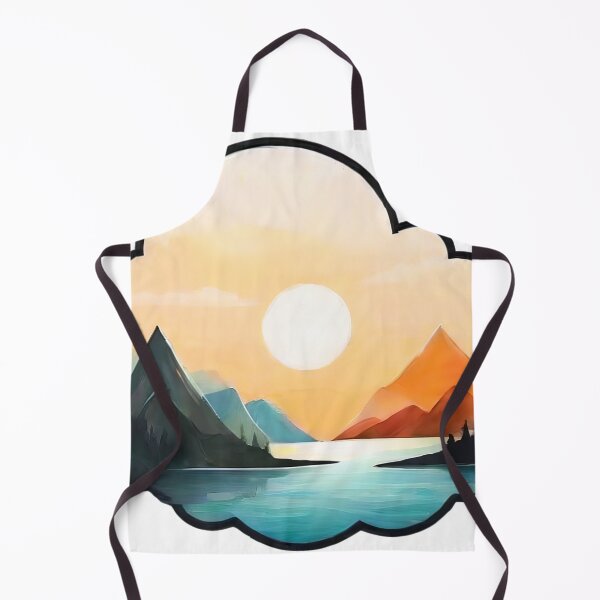 Item preview, Abstracted Horizons: Artistic Views of Sun, Clouds, and Lakes (262) designed and sold by WASjourney.