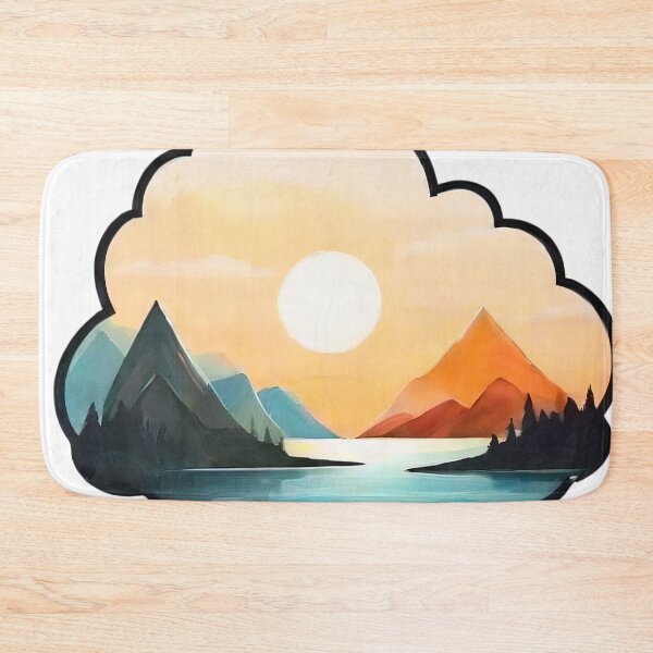 Item preview, Abstracted Horizons: Artistic Views of Sun, Clouds, and Lakes (262) designed and sold by WASjourney.