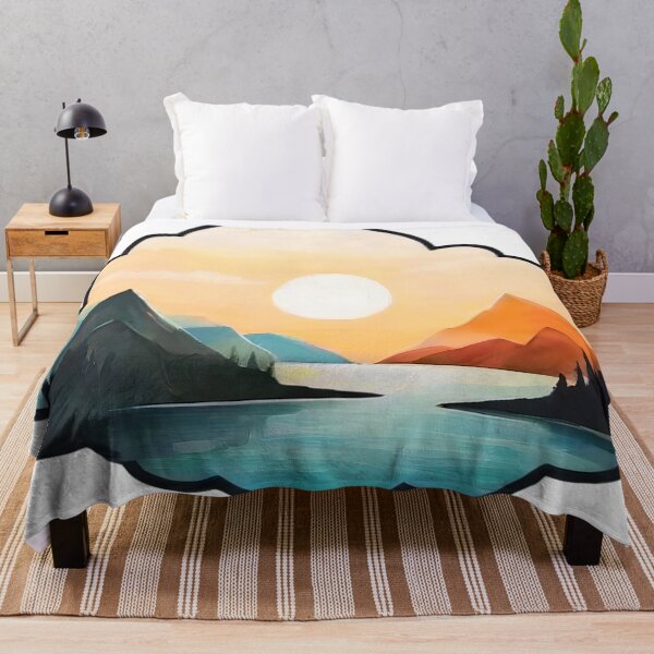 Item preview, Abstracted Horizons: Artistic Views of Sun, Clouds, and Lakes (262) designed and sold by WASjourney.