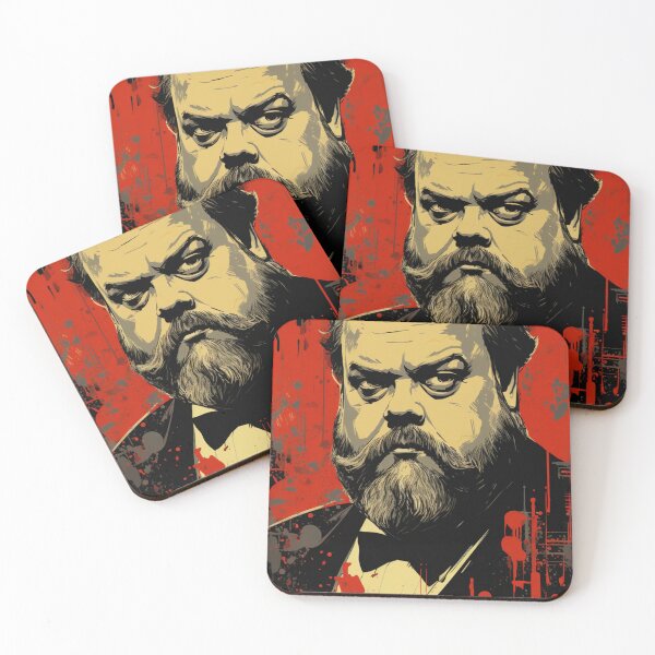 Item preview, Visions of Orson: A Cinematic Tapestry Inspired by Orson Welles Fanart designed and sold by BeerBot.