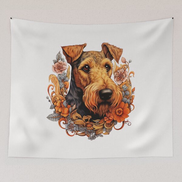 Artikelvorschau, Adorable Airedale terrier entworfen und verkauft von MendaciousMina.