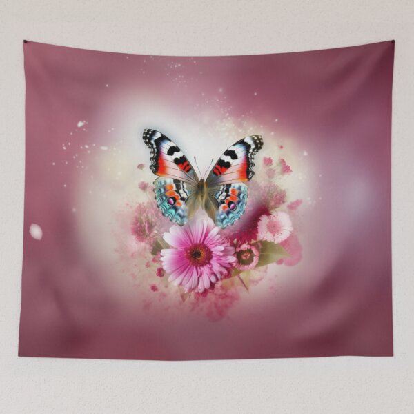 Item preview, VALENTINES  |  Butterfly & Flower designed and sold by RedHandedOD.