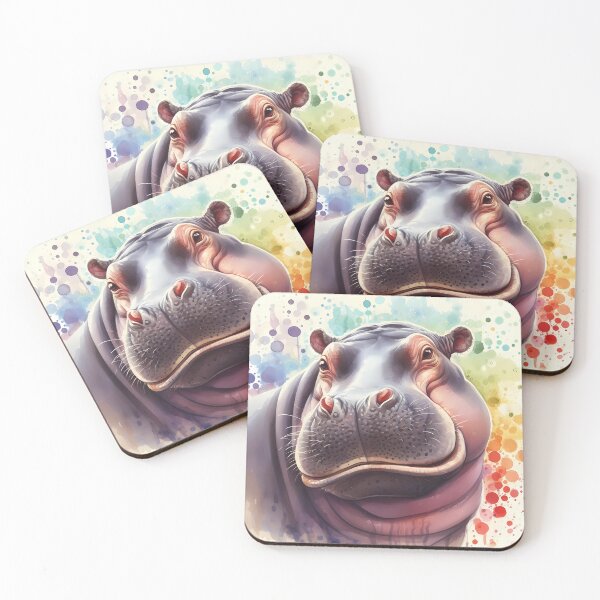 Item preview, Hippo Art #6 | Hippo Lovers designed and sold by ksgraphics222.