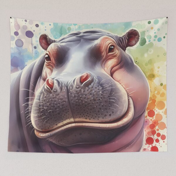 Item preview, Hippo Art #6 | Hippo Lovers designed and sold by ksgraphics222.