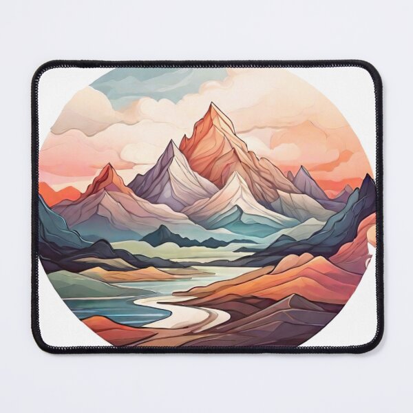 Item preview, Dreamlike Landscapes: Abstract Art Capturing Sun and Rivers (263) designed and sold by WASjourney.