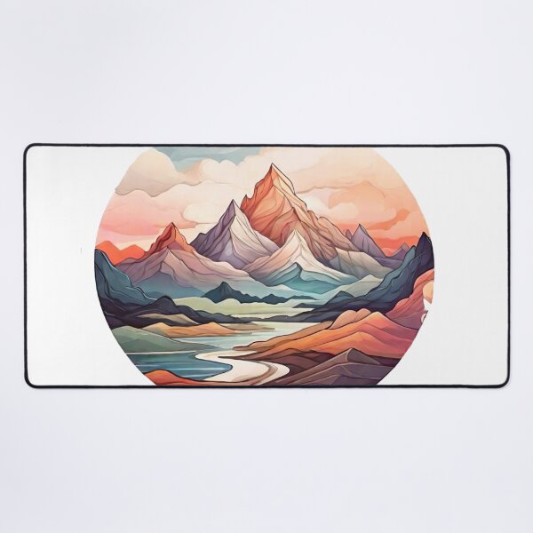Item preview, Dreamlike Landscapes: Abstract Art Capturing Sun and Rivers (263) designed and sold by WASjourney.