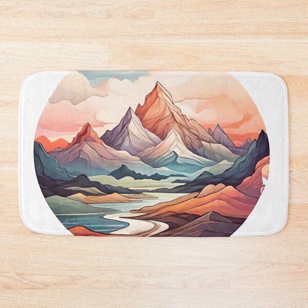 Item preview, Dreamlike Landscapes: Abstract Art Capturing Sun and Rivers (263) designed and sold by WASjourney.