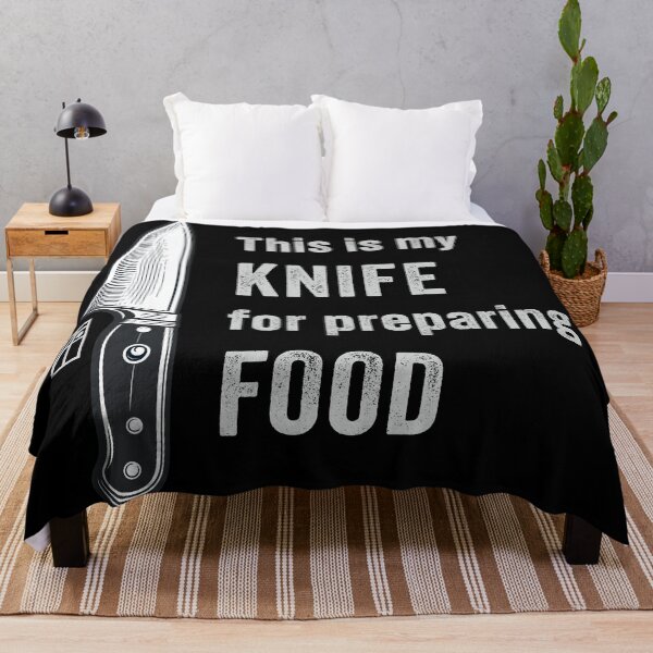 Item preview, This is my KNIFE for preparing FOOD - I love food - Knives lover designed and sold by ArtProjectShop.