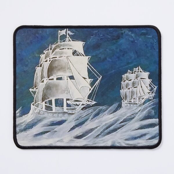 Item preview, boats sailing on a cloud of smoke designed and sold by janjacbu.