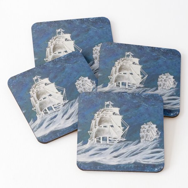 Item preview, boats sailing on a cloud of smoke designed and sold by janjacbu.