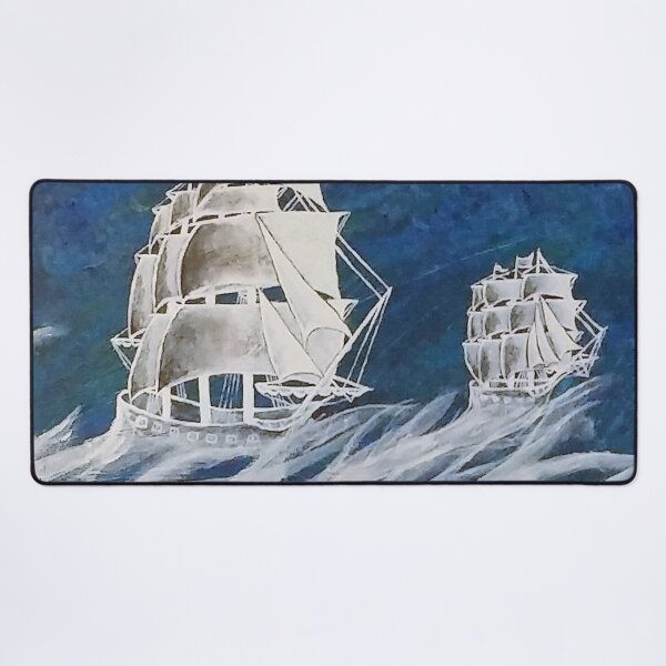 Item preview, boats sailing on a cloud of smoke designed and sold by janjacbu.
