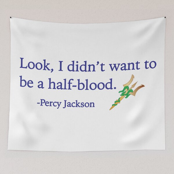 Item preview, I didn't want to be a halfbood PJO designed and sold by DesignforFans.